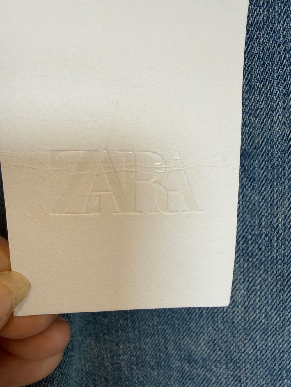 Zara Women’s Light Blue Straight-Leg Jeans - Picture 5 of 16
